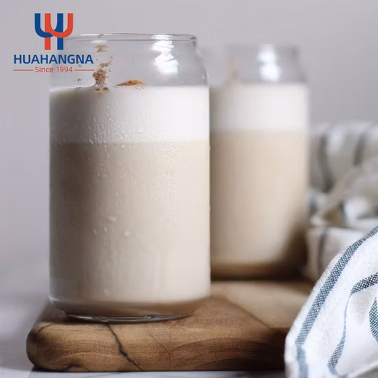 Clear Beer Glass 16oz 480ml Custom Logo Sublimation Shaped Coffee Soda Glass Juice Cup with Straw