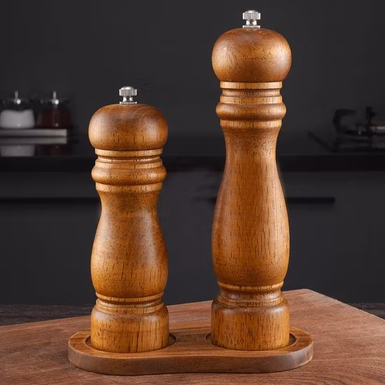 Manual Kitchen Use Salt and Pepper Grinder Set