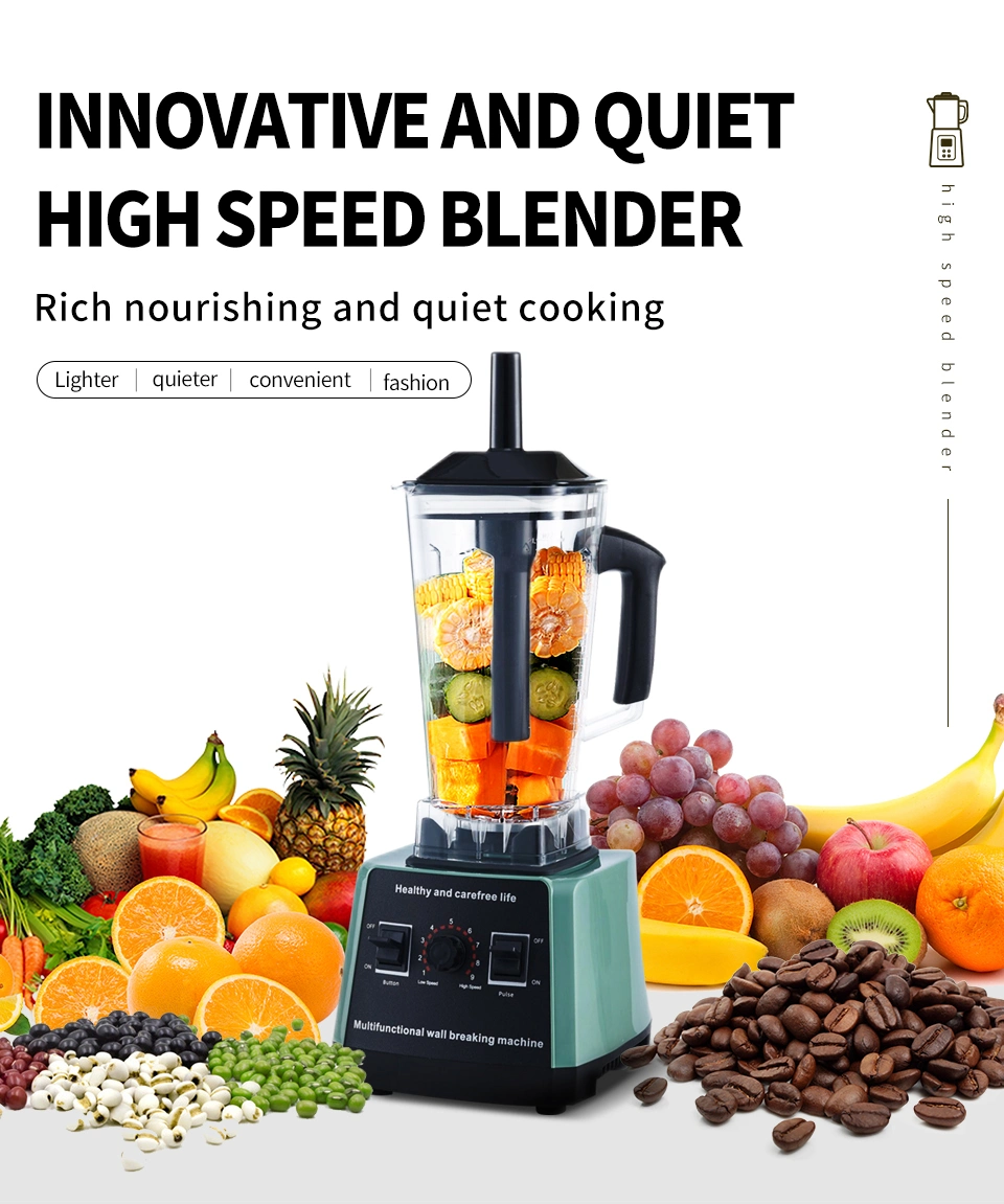 2 in 1 5000W Kitchen Appliance Home Use Blender Mixer Smoothie Juicer Thumb/Salt Mini Plastic Electric Food/Coffee Grinder Price for Pepper/Spice/Kitchen Cereal