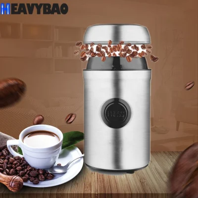Heavybao Multi-Functional Ss Blade Electric Coffee Grinder Nuts Spices Coffee Beans Mill Maker for Homeuse