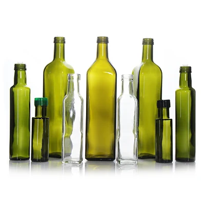 Factory Wholesale Clear Brown Green Dark Transparent Soybean Oil Bottle with Screw Cap