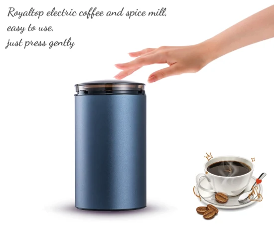 Safety Switch Electric Spice&Herbs Mill 300W Double-Lid Electric Coffee Grinder with Stainless Steel Bowl and Blade