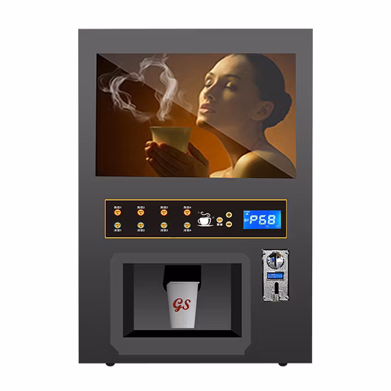 Commercial Vending Pulper Capsule Filling Instant Expresso Coffee Machine with Grinder