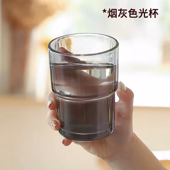 Glass Bamboo Cup with Leather Sleeve Straw Cup Drink Juice Cup Restaurant Beverage Cup Cold Drink Coffee Cup