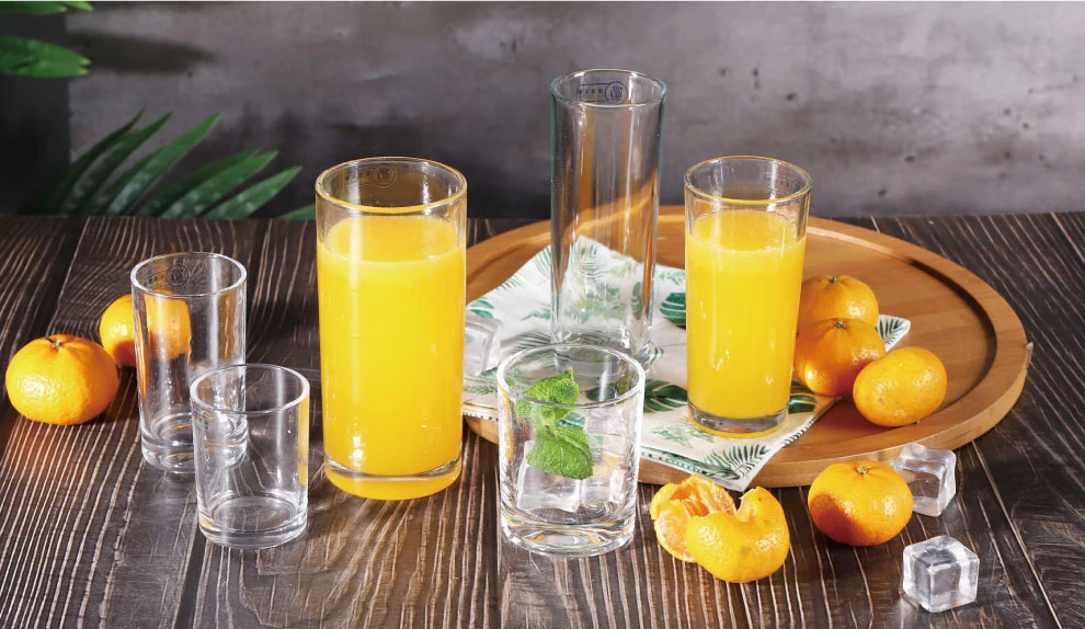 Multi Sizes 5oz-15oz Juice Water Glass Tumbler Transparent Short Long Drink Collin Glass Cup