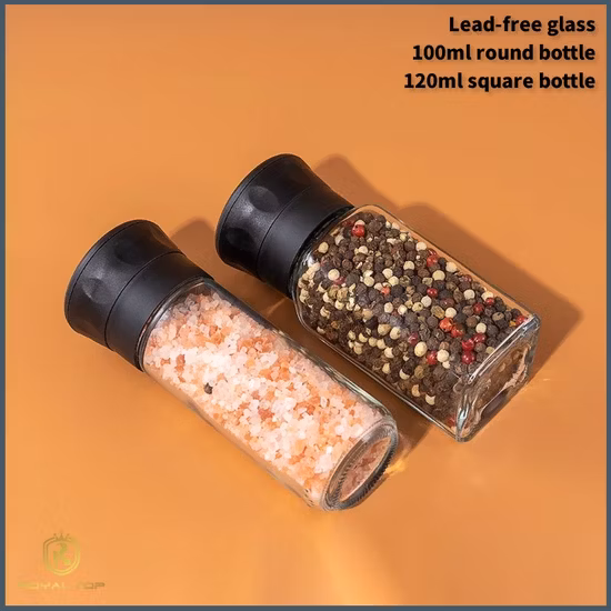 Chilli Grinding Machine Pulver Mischer Salt and Pepper Grinder Set